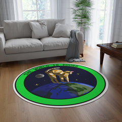 The world is yours - Round Rug - Witty Twisters Fashions
