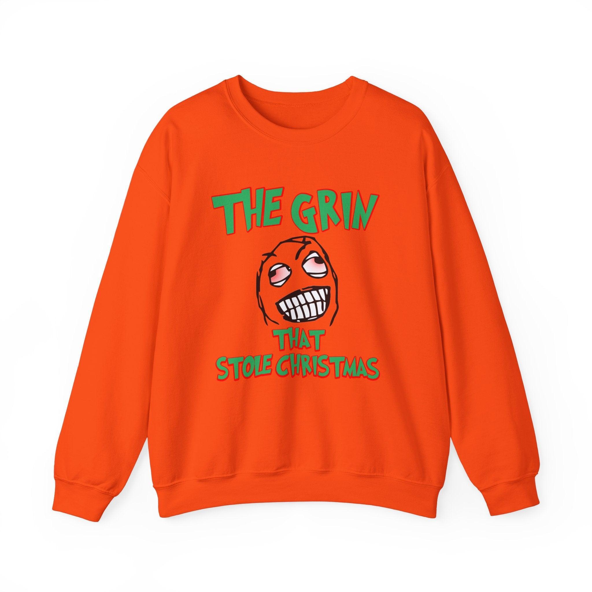 The Grin That Stole Christmas - Sweatshirt - Witty Twisters Fashions