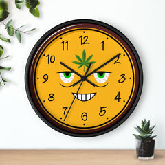High All The Time - Wall Clock - Witty Twisters Fashions