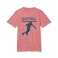 Basketball A Passive Aggressive Game - adidas® Unisex Sport T-shirt - Witty Twisters Fashions