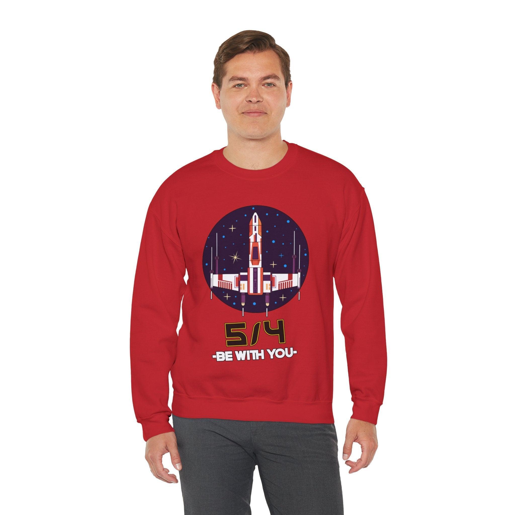 5/4 be with you - Star Wars Day - Sweatshirt - Witty Twisters Fashions