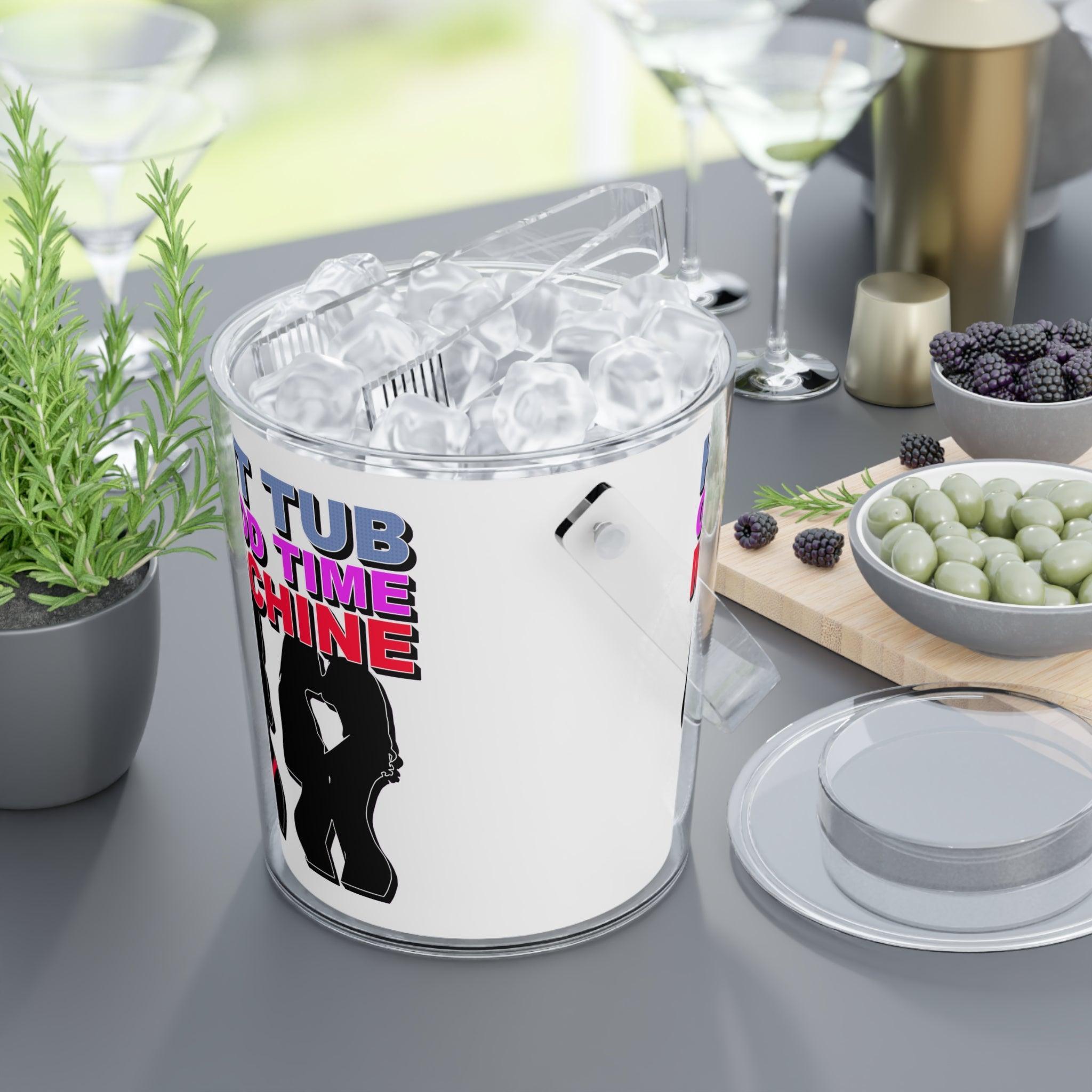 Hot Tub Good Time Machine - Ice Bucket with Tongs - Witty Twisters Fashions