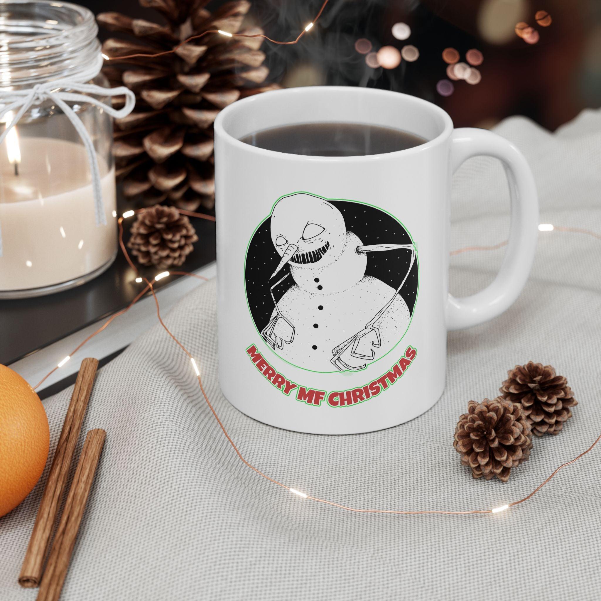 Merry MF Christmas - Ceramic Coffee Mug 11oz, 15oz - Witty Twisters Fashions