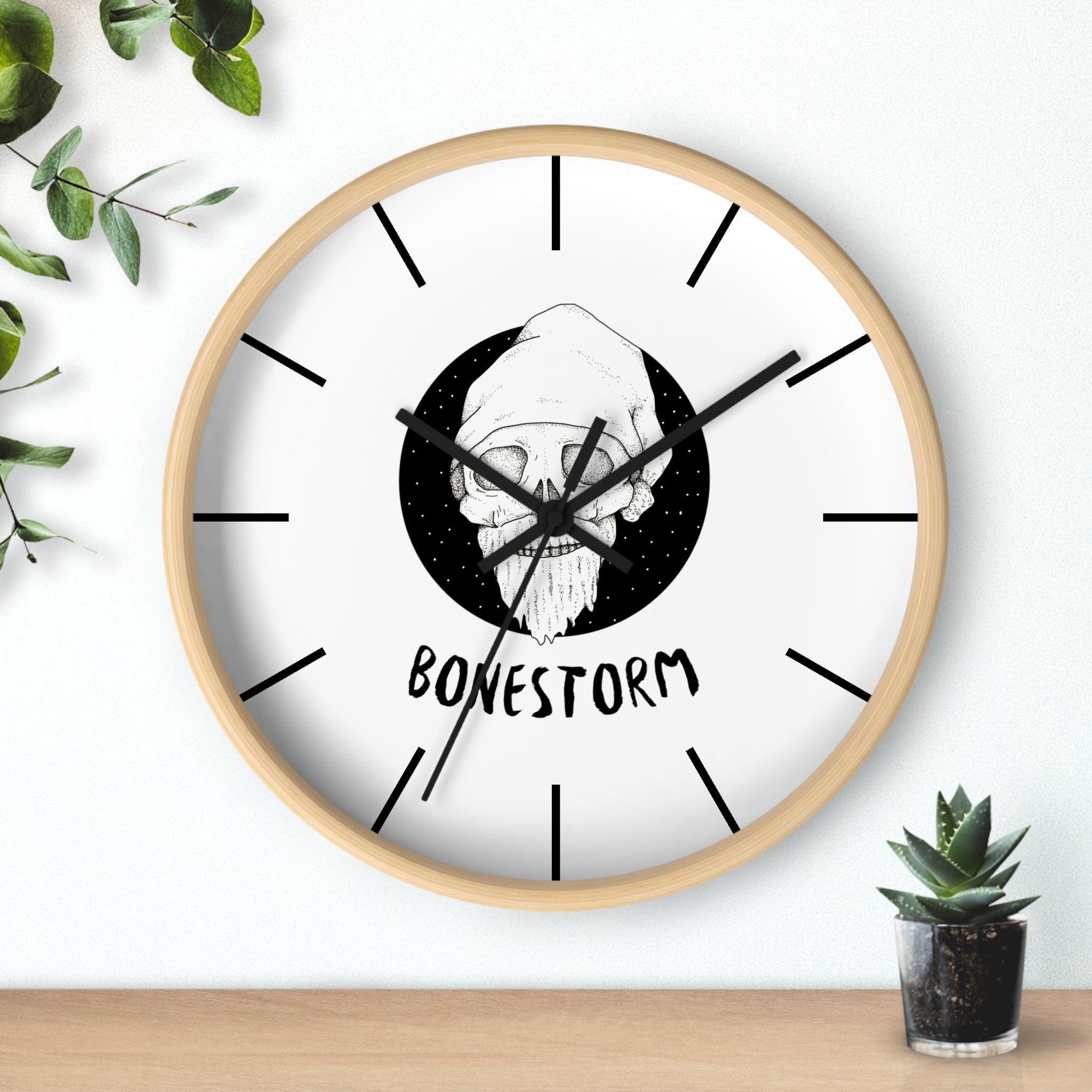 Bonestorm - Wall Clock - Witty Twisters Fashions
