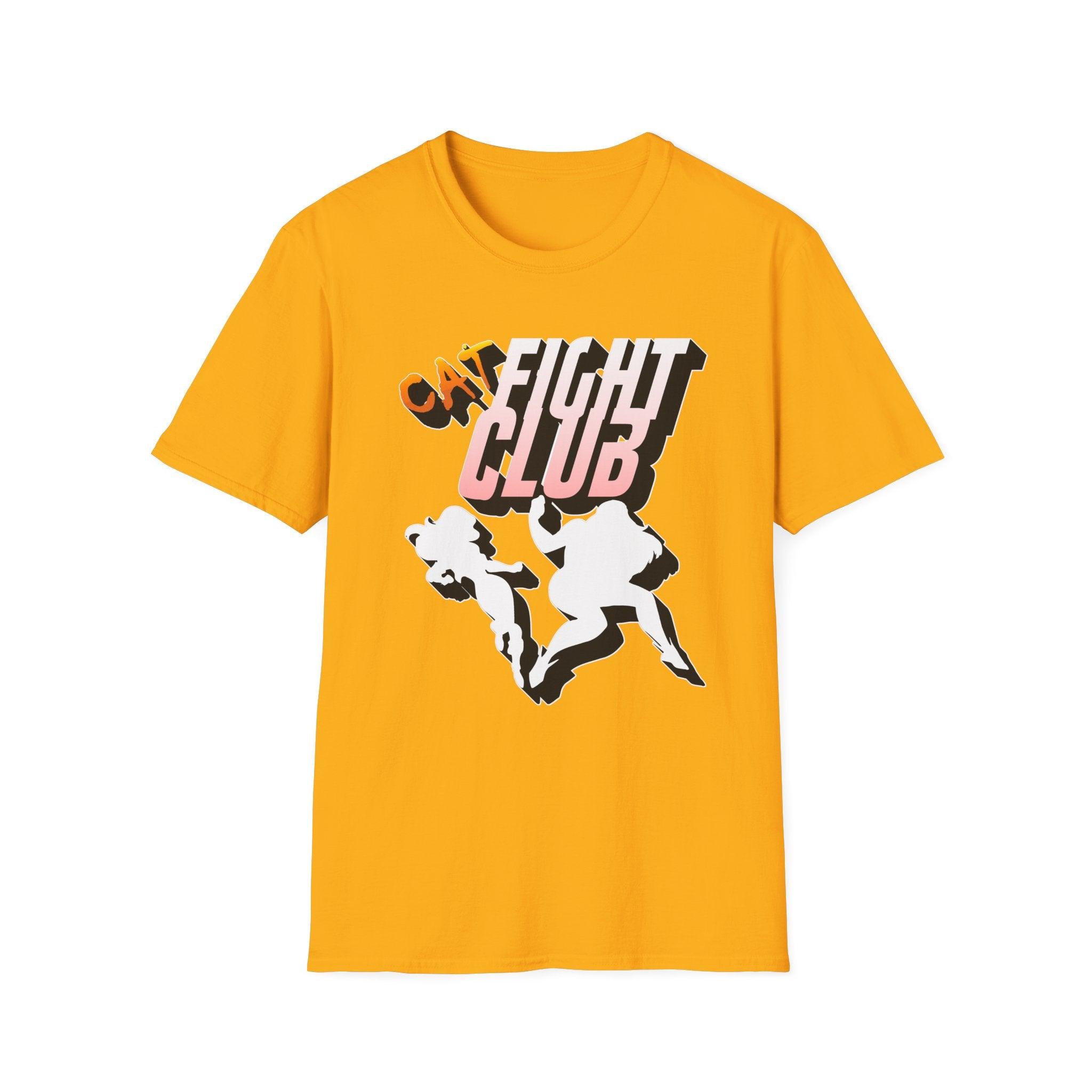 Cat Fight Club - Softstyle T-Shirt - Witty Twisters Fashions