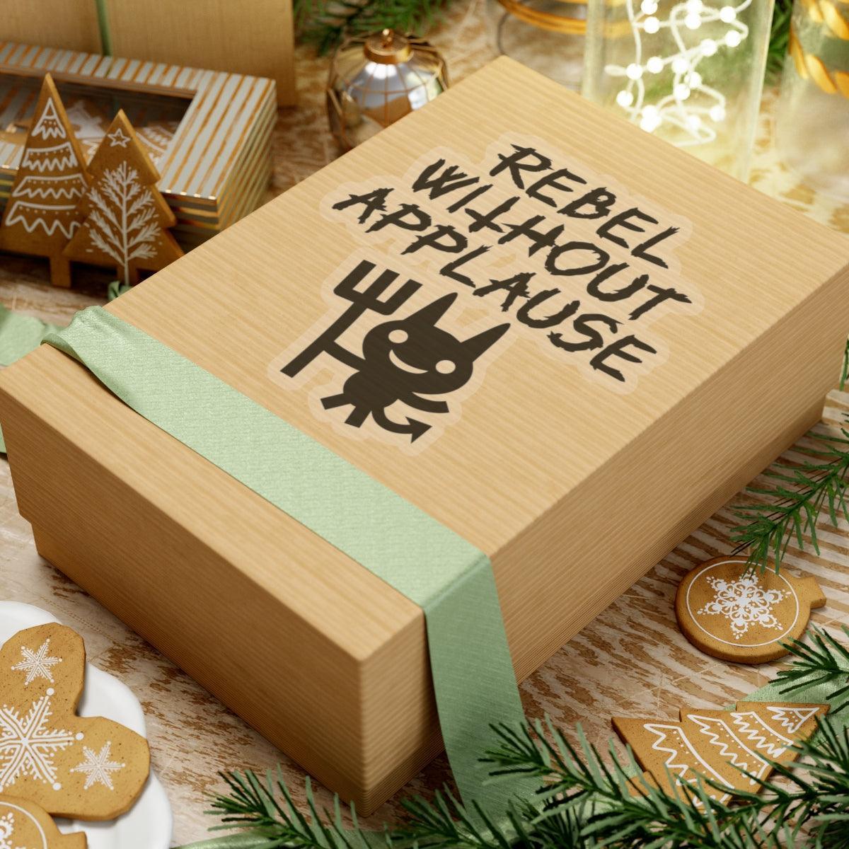 Rebel Without Applause - Kiss-Cut Stickers - Witty Twisters Fashions