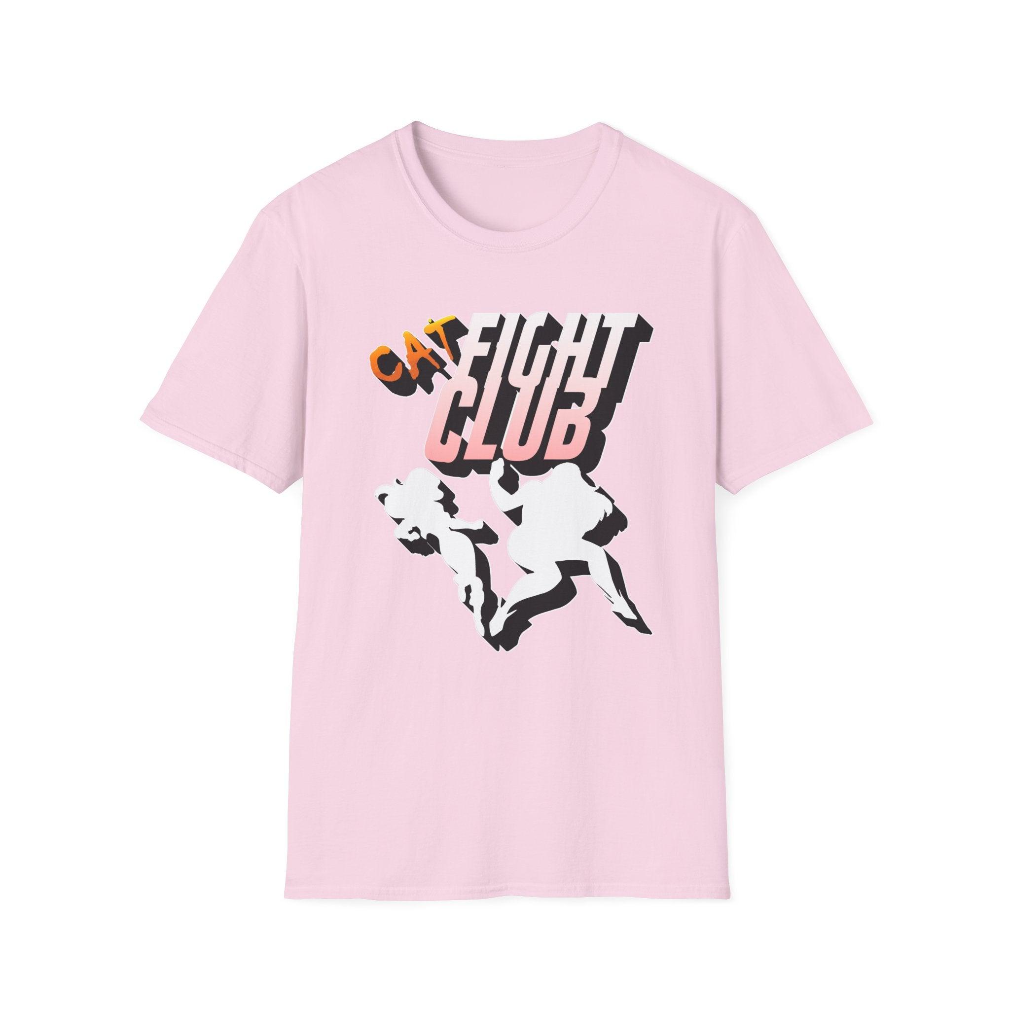 Cat Fight Club - Softstyle T-Shirt - Witty Twisters Fashions