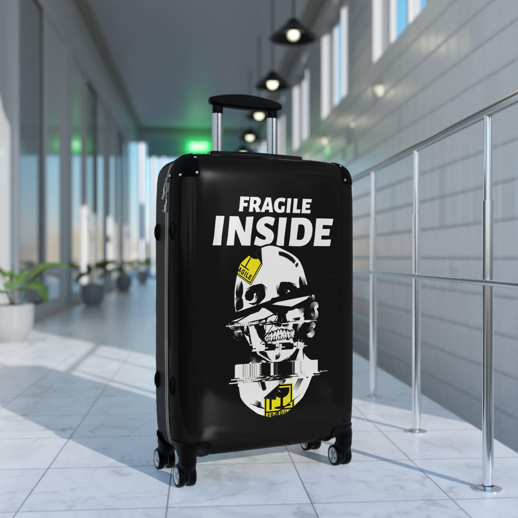 Fragile Inside - Suitcase - Witty Twisters Fashions