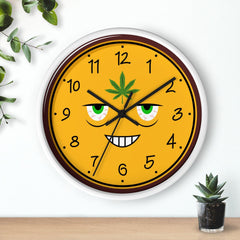 High All The Time - Wall Clock - Witty Twisters Fashions