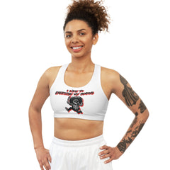 I Like To Exercise My Demons - Seamless Sports Bra - Witty Twisters Fashions