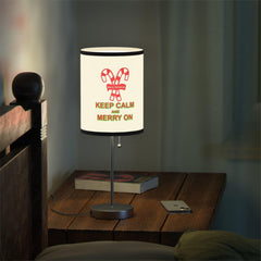 Keep Calm and Merry On - Lamp on a Stand - Witty Twisters Fashions