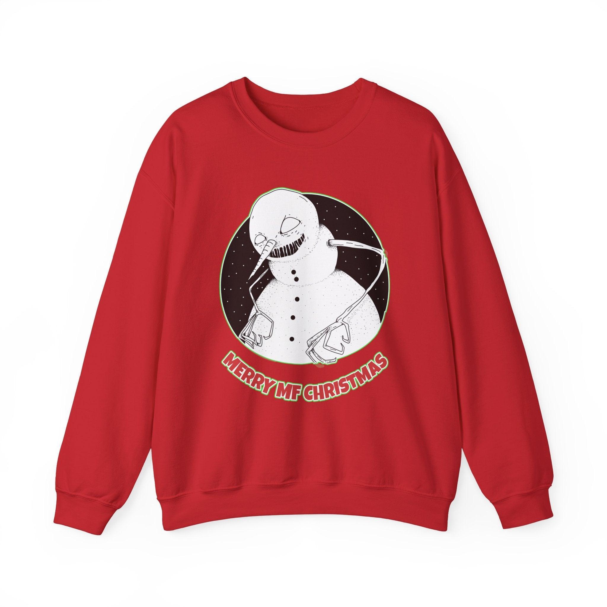 Merry MF Christmas - Sweatshirt - Witty Twisters Fashions