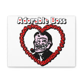 Adorable Boss - Stretched Matte Canvas - Witty Twisters Fashions