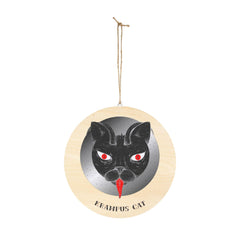 Krampus Cat - Wood Signs - Witty Twisters Fashions