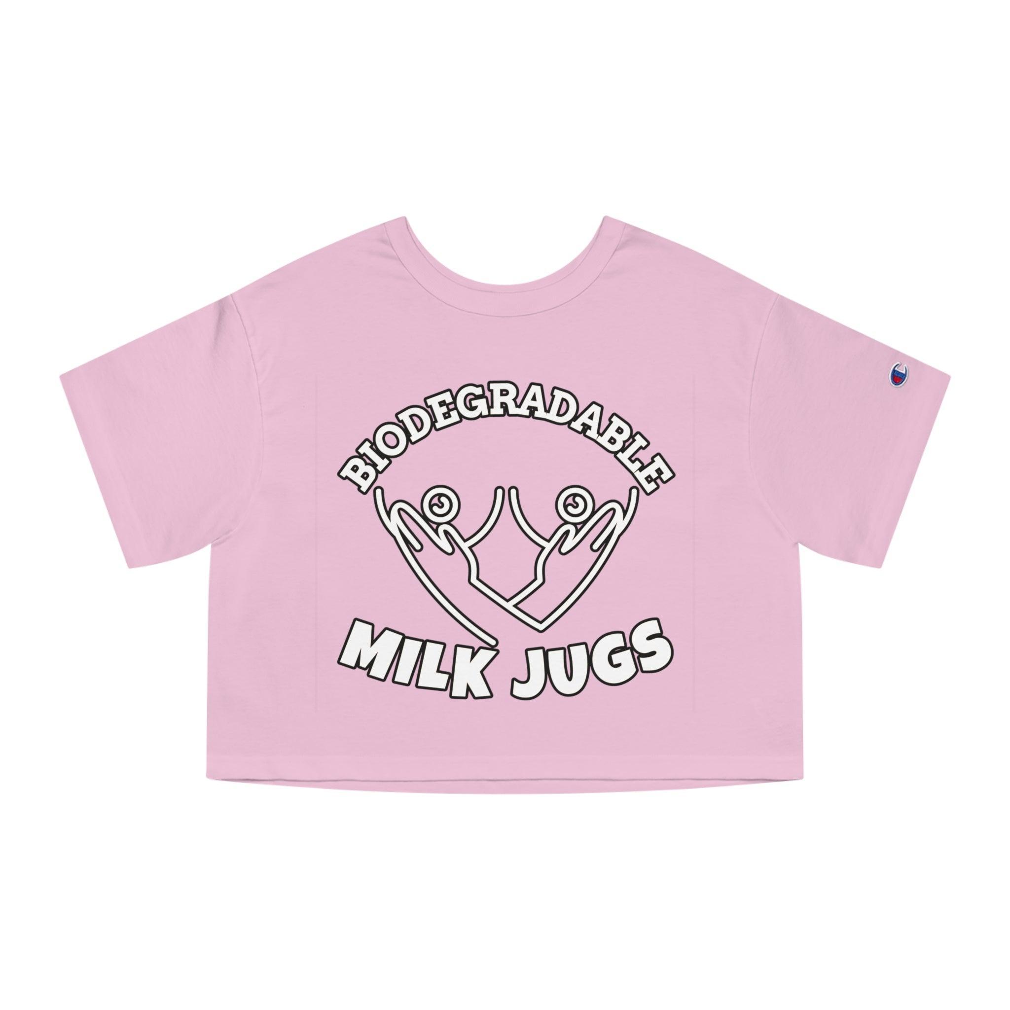 Biodegradable Milk Jugs - Women's Crop Top - Witty Twisters Fashions