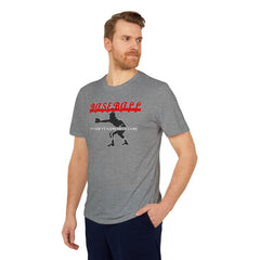 Baseball A passive aggressive game - adidas® Unisex Sport T-shirt - Witty Twisters Fashions