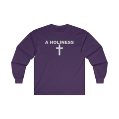 A Holiness - Long-Sleeve Tee - Witty Twisters Fashions