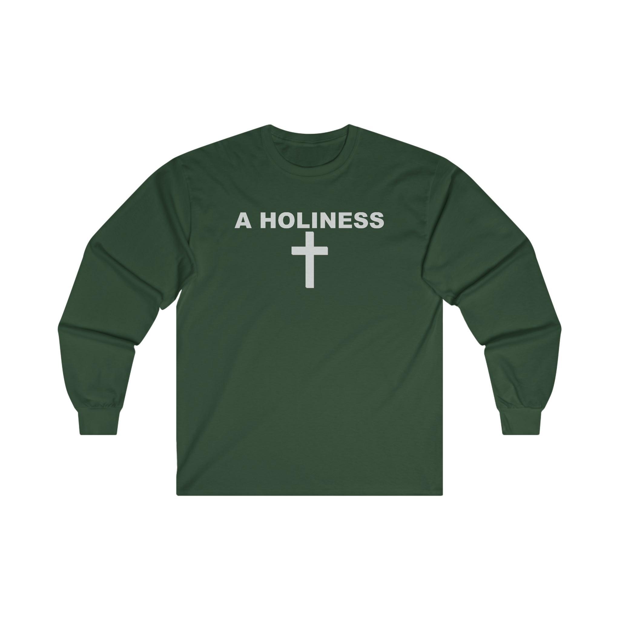 A Holiness - Long-Sleeve Tee - Witty Twisters Fashions
