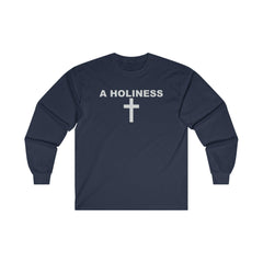 A Holiness - Long-Sleeve Tee - Witty Twisters Fashions