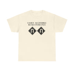 Easily accessible rear entrance - T-Shirt - Witty Twisters Fashions