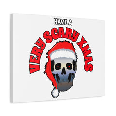 Have A Very Scary Xmas - Stretched Matte Canvas - Witty Twisters Fashions