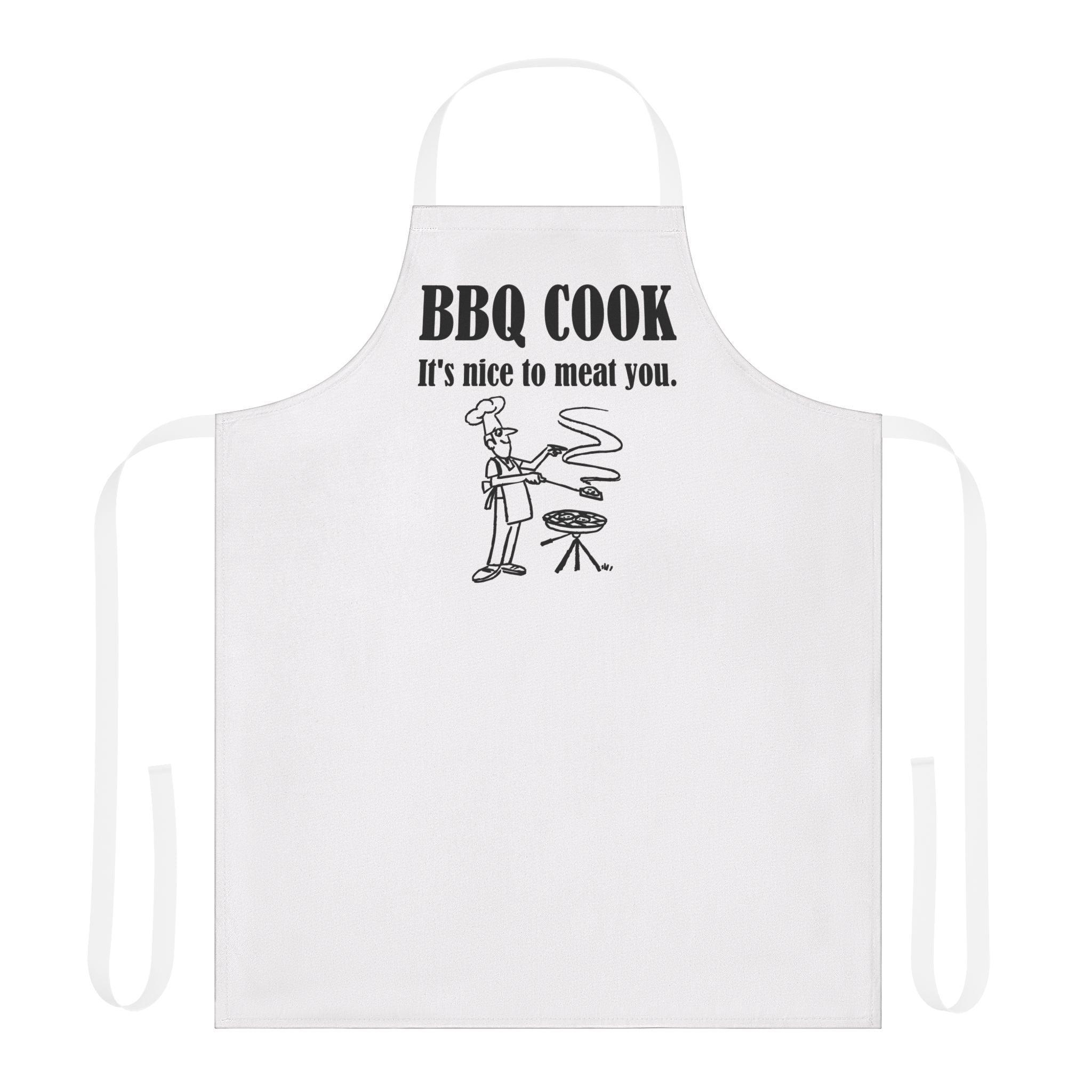 BBQ Cook It's nice to meat you - Cooking Apron - Witty Twisters Fashions