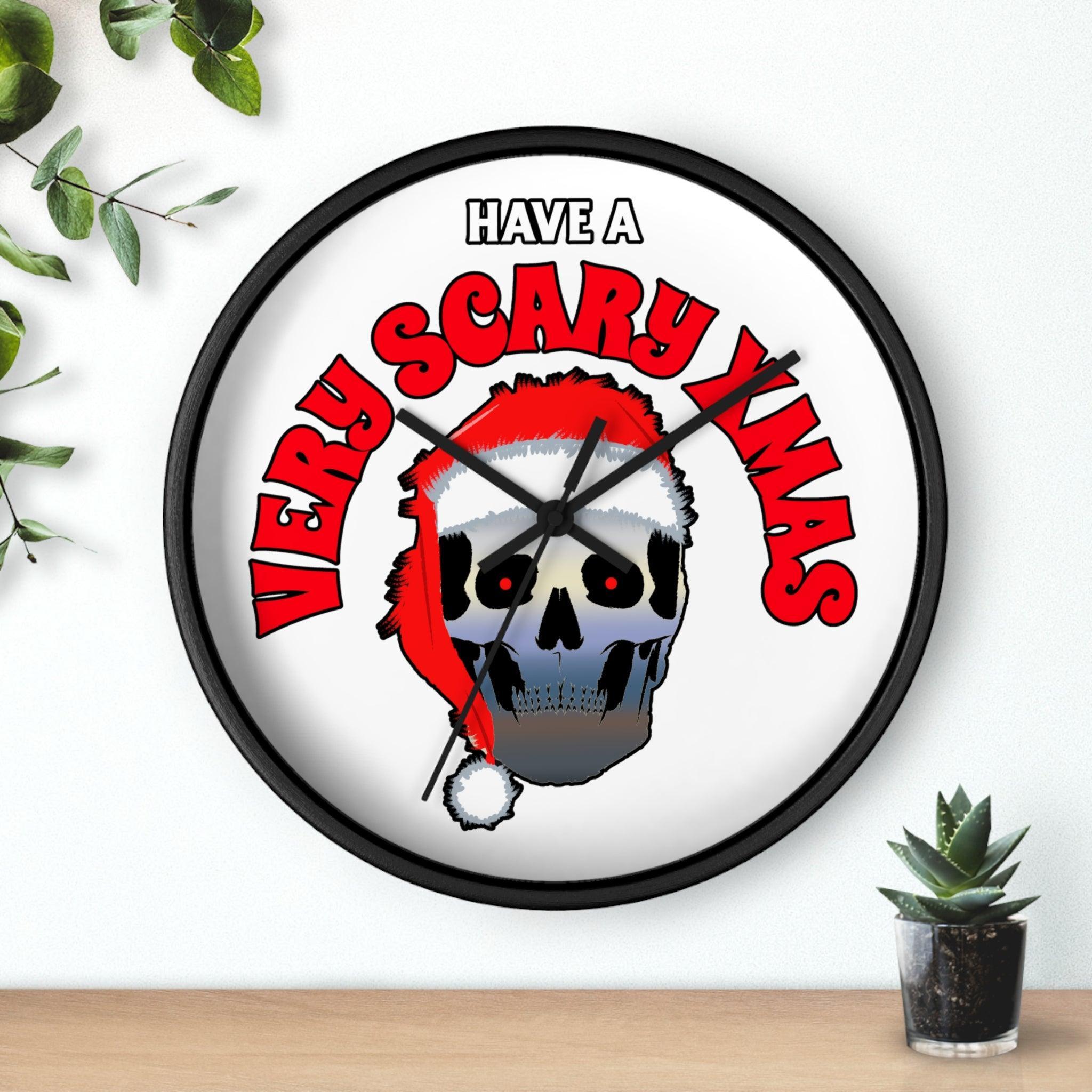 Have A Very Scary Xmas - Wall Clock - Witty Twisters Fashions