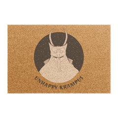 Unhappy Krampus - Doormat - Witty Twisters Fashions