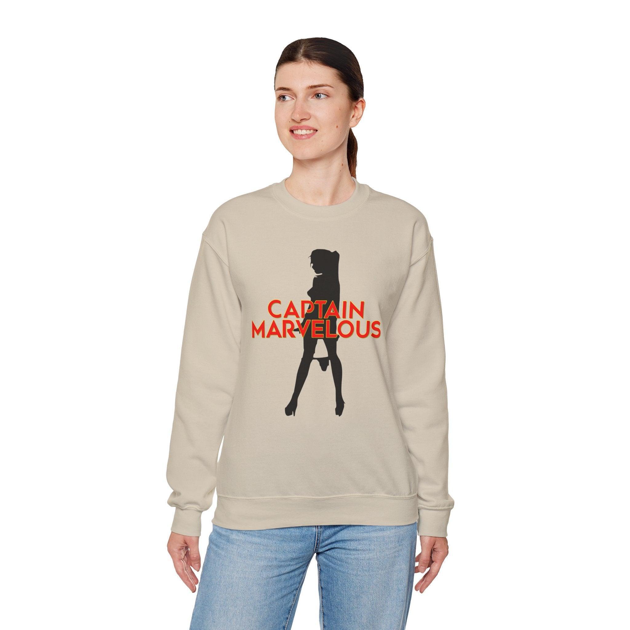 Captain Marvelous - Sweatshirt - Witty Twisters Fashions