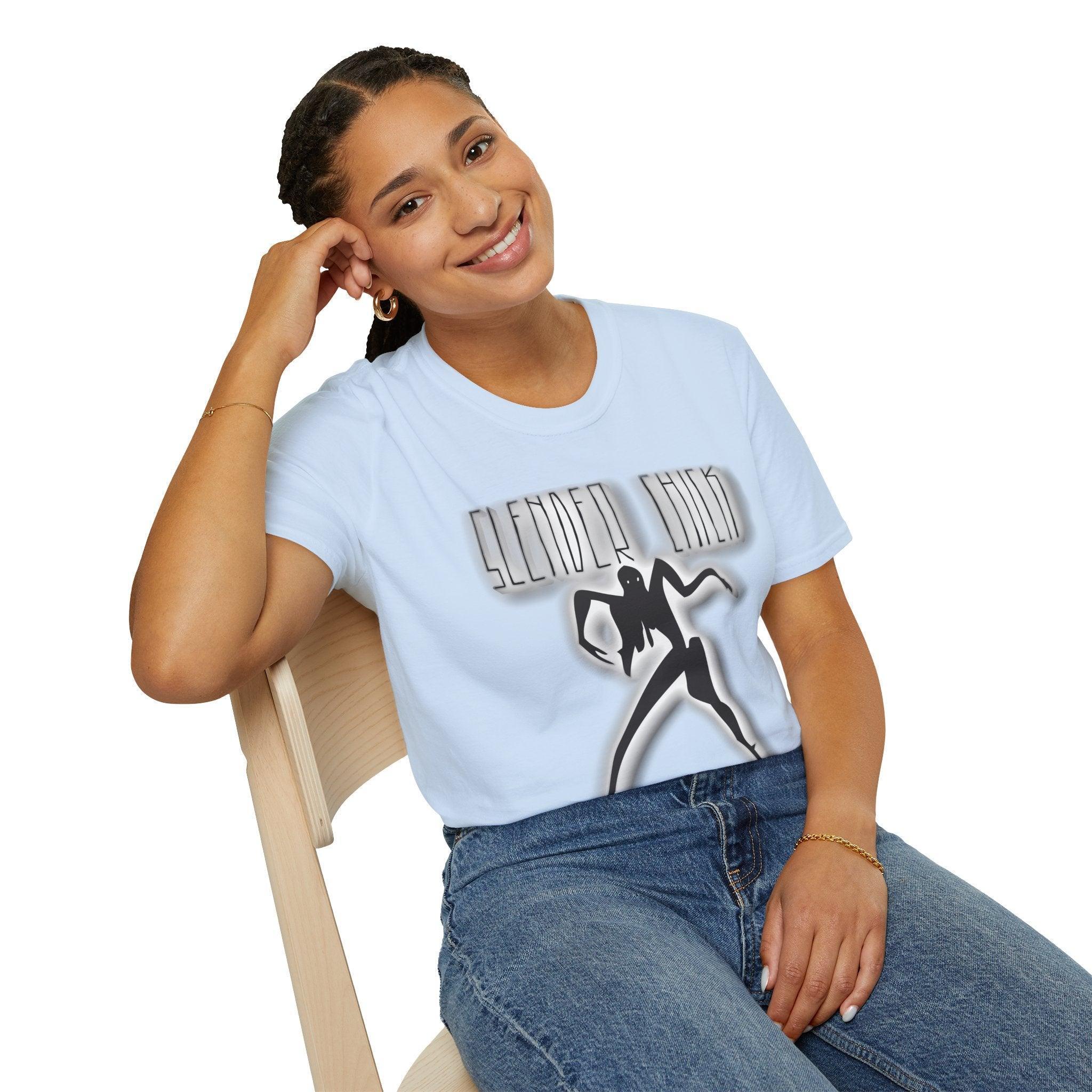 Slender Chick - Softstyle T-Shirt - Witty Twisters Fashions