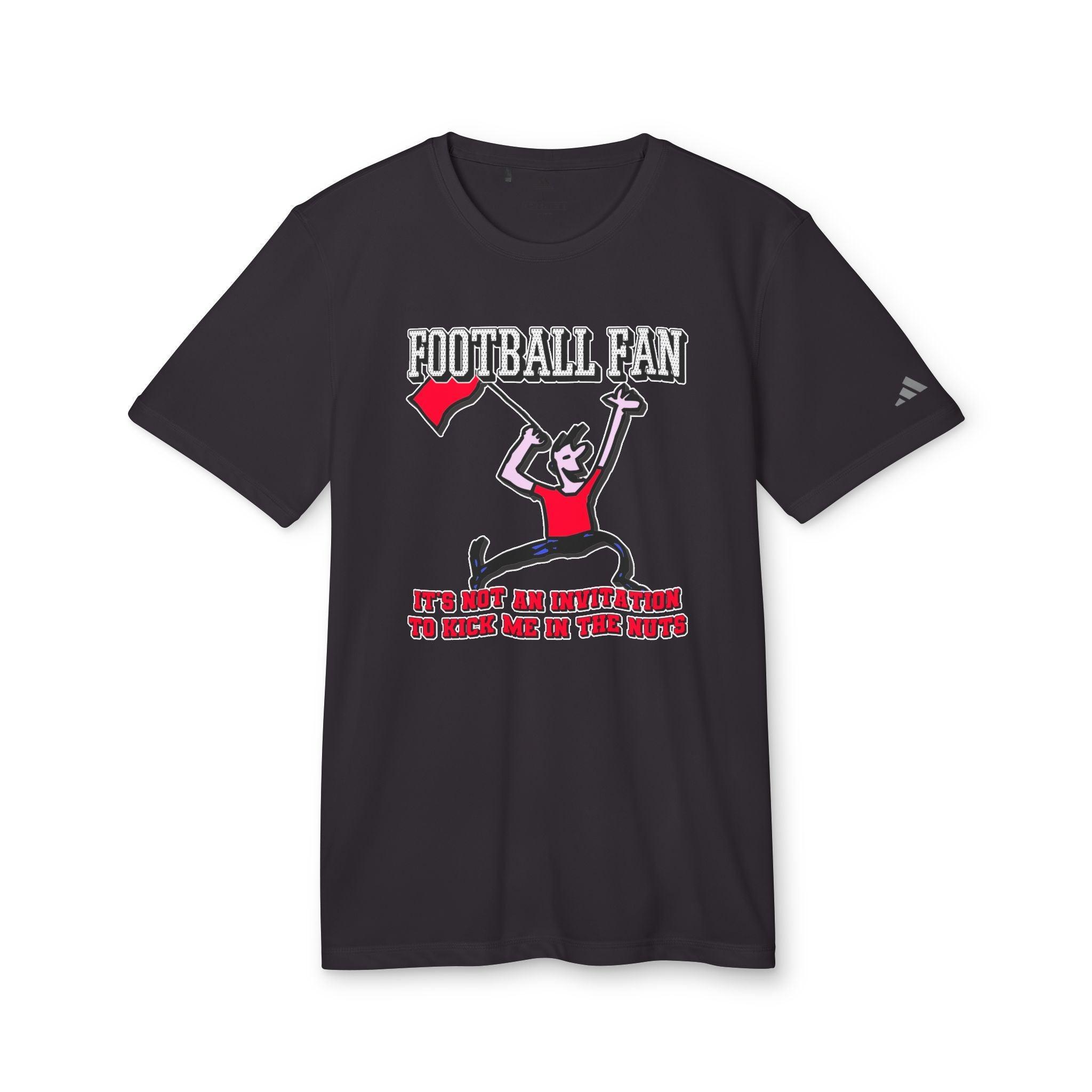 Football Fan - adidas® Unisex Sport T-shirt - Witty Twisters Fashions