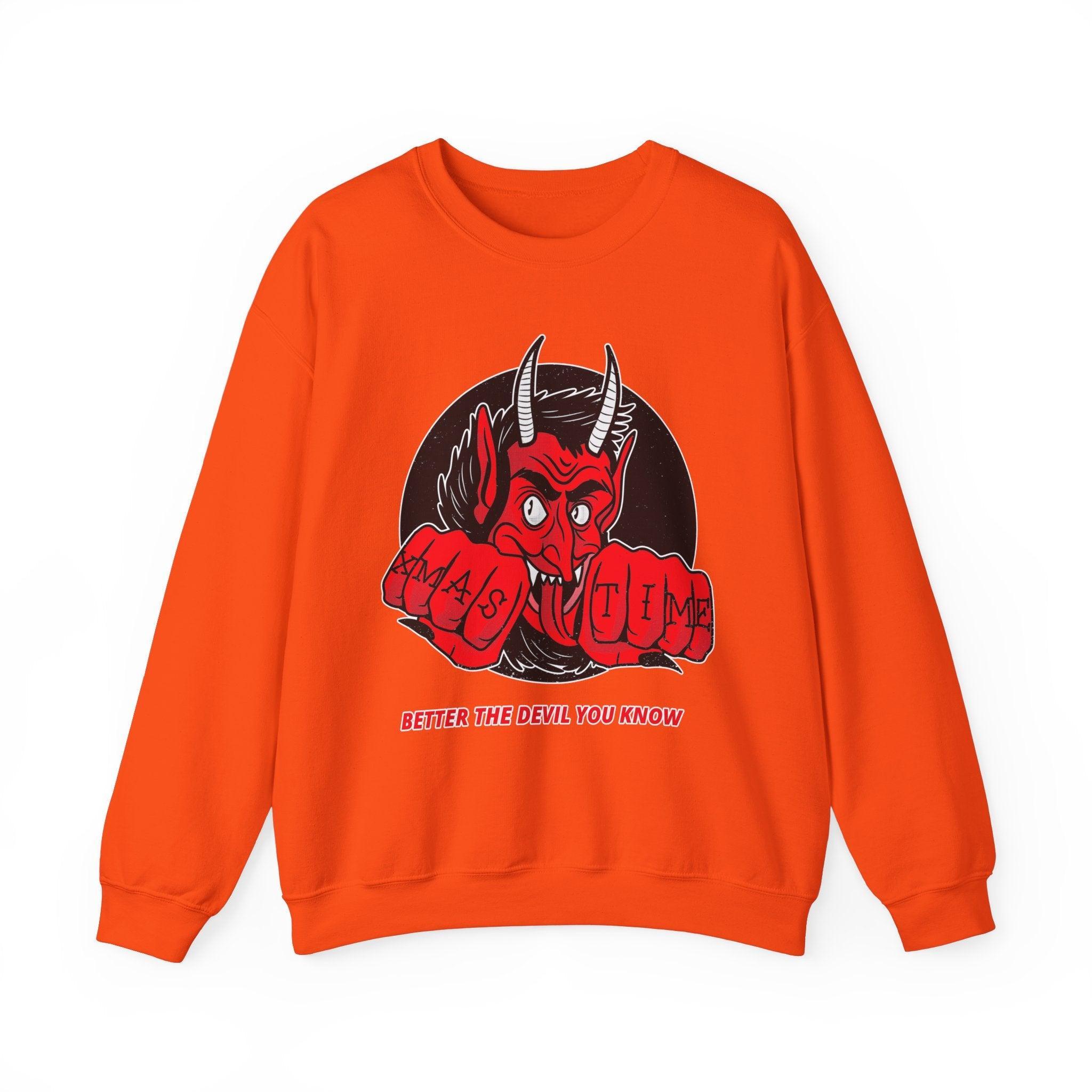 Better the devil you know Xmas time - Sweatshirt - Witty Twisters Fashions