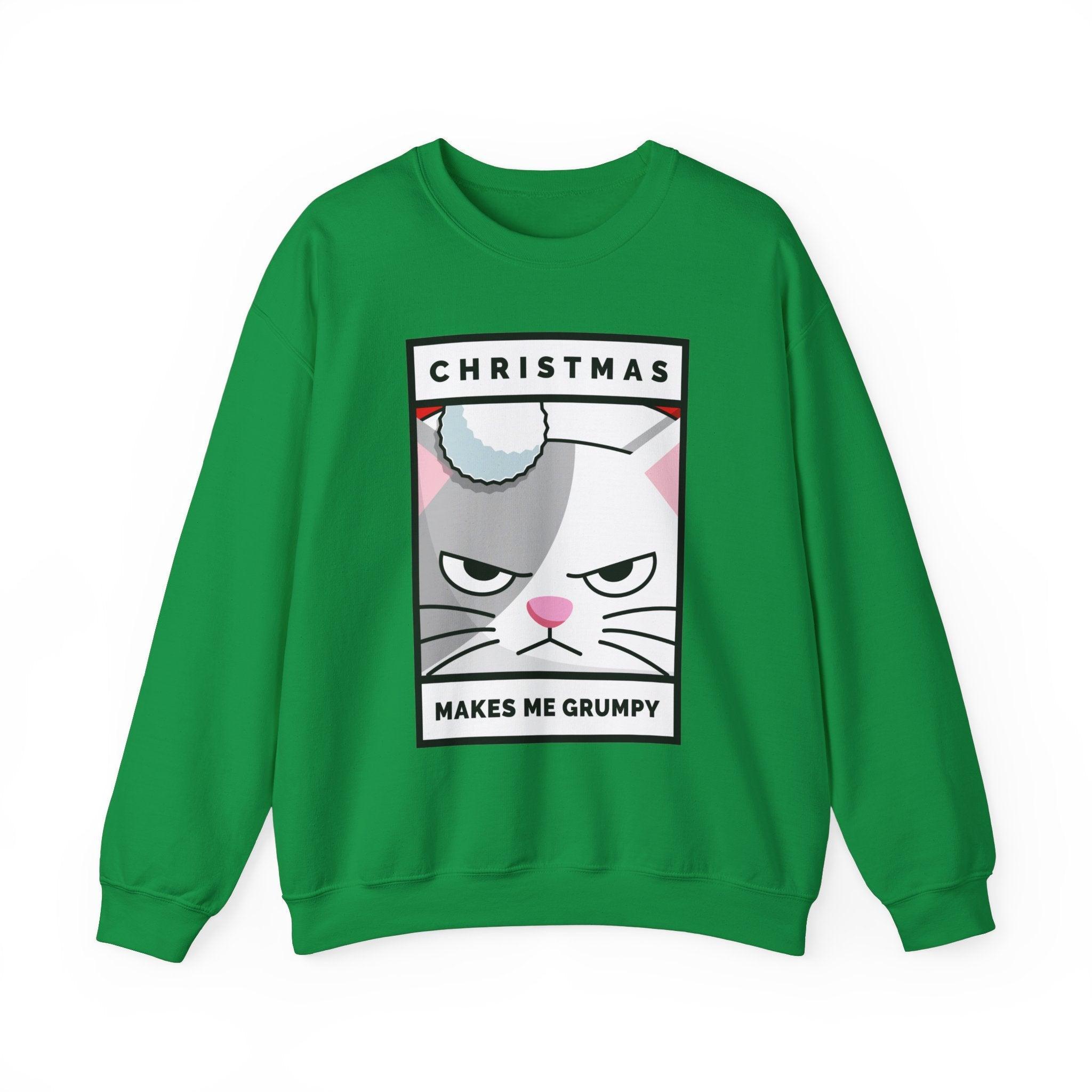 Christmas Makes Me Grumpy - Sweatshirt - Witty Twisters Fashions