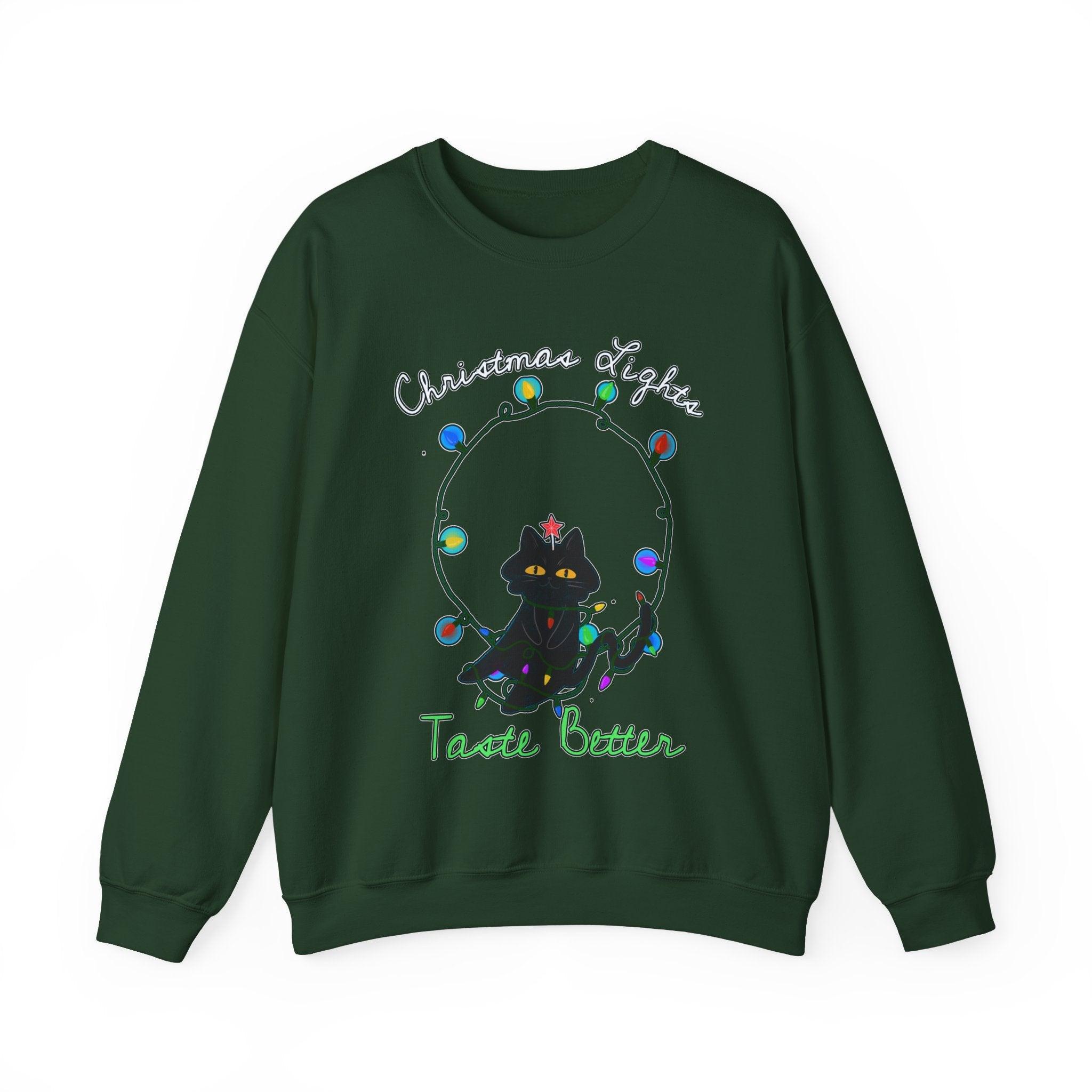 Christmas Lights Taste Better - Sweatshirt - Witty Twisters Fashions