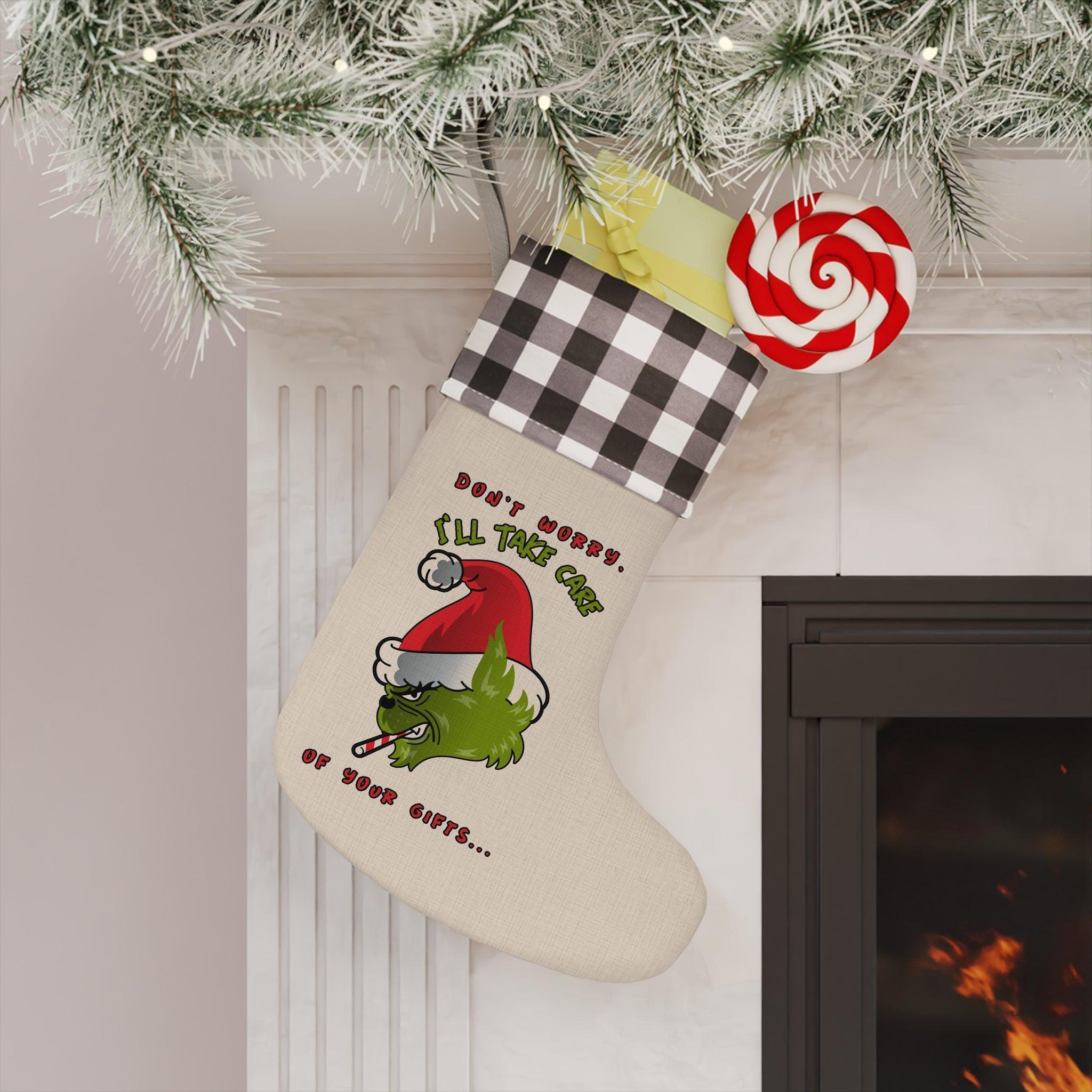 Don't worry I'll take care of your gifts - Christmas Stocking - Witty Twisters Fashions