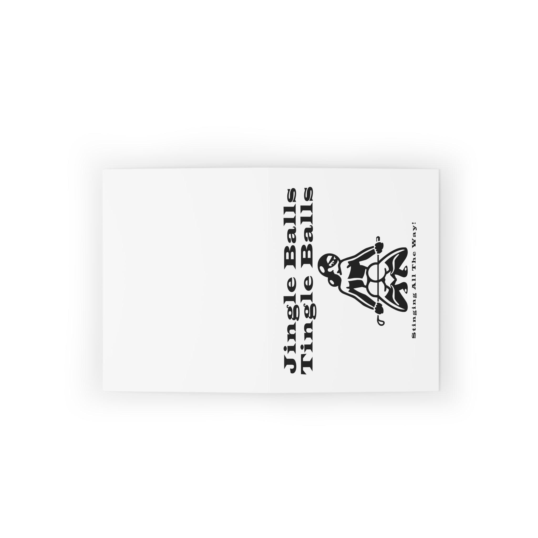 Jingle Balls ... Stinging All The Way - Greeting Cards - Witty Twisters Fashions