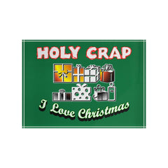 Holy Crap I Love Christmas - Photo Block - Witty Twisters Fashions