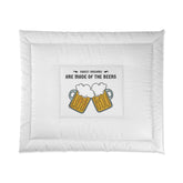 Sweet dreams are made of the beers - Bed Comforter - Witty Twisters Fashions