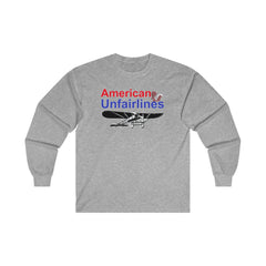 American Unfairlines - Long-Sleeve Tee - Witty Twisters Fashions