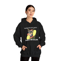 Rudolph The Red-Nosed Rottweiler - Hoodie - Witty Twisters Fashions