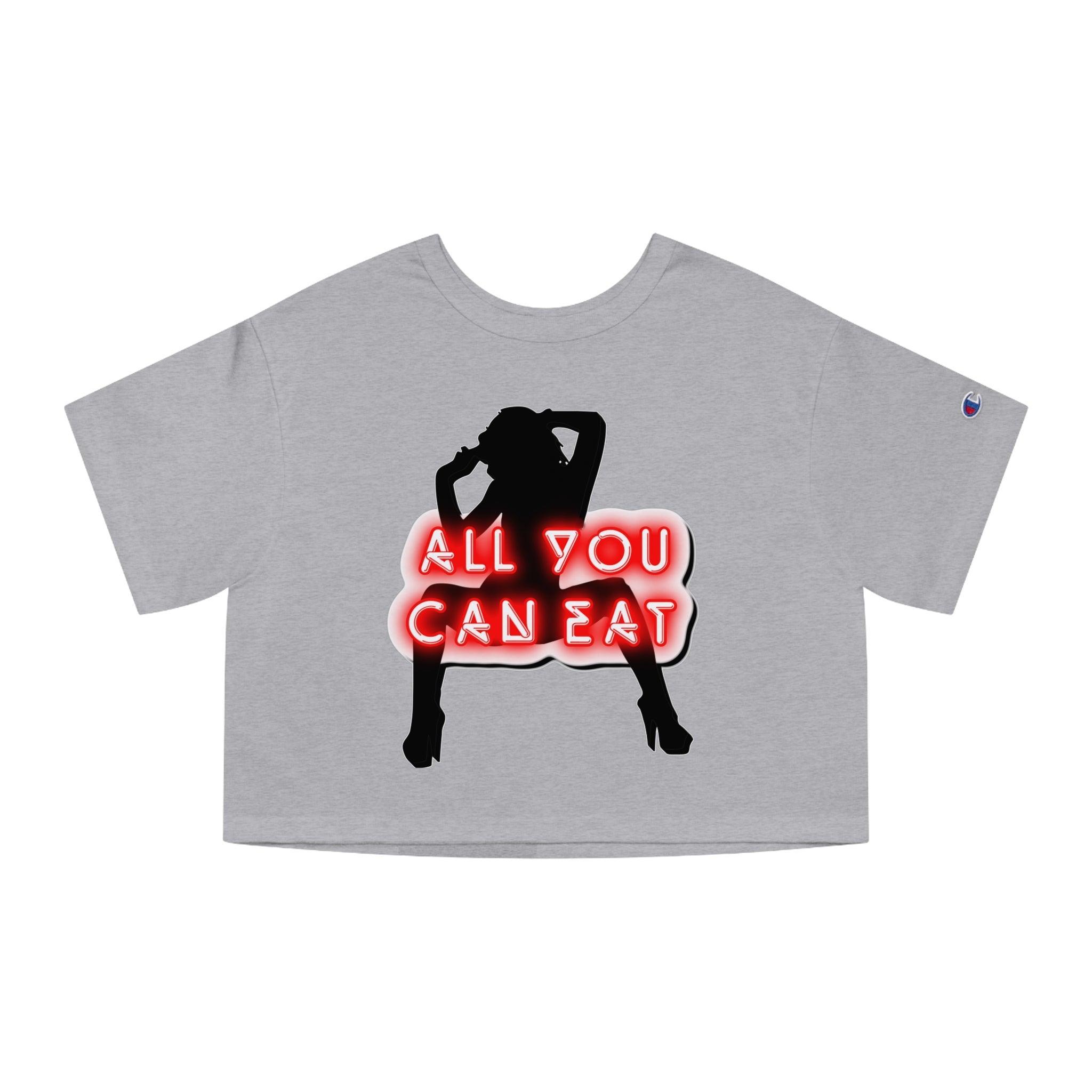 All You Can Eat - Women's Crop Top - Witty Twisters Fashions