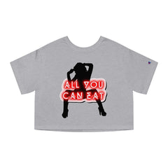 All You Can Eat - Women's Crop Top - Witty Twisters Fashions