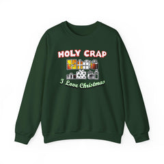 Holy Crap I Love Christmas - Sweatshirt - Witty Twisters Fashions