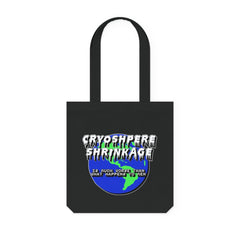 Cryosphere Shrinkage Is much worse than what happens to men - Woven Tote Bag - Witty Twisters Fashions