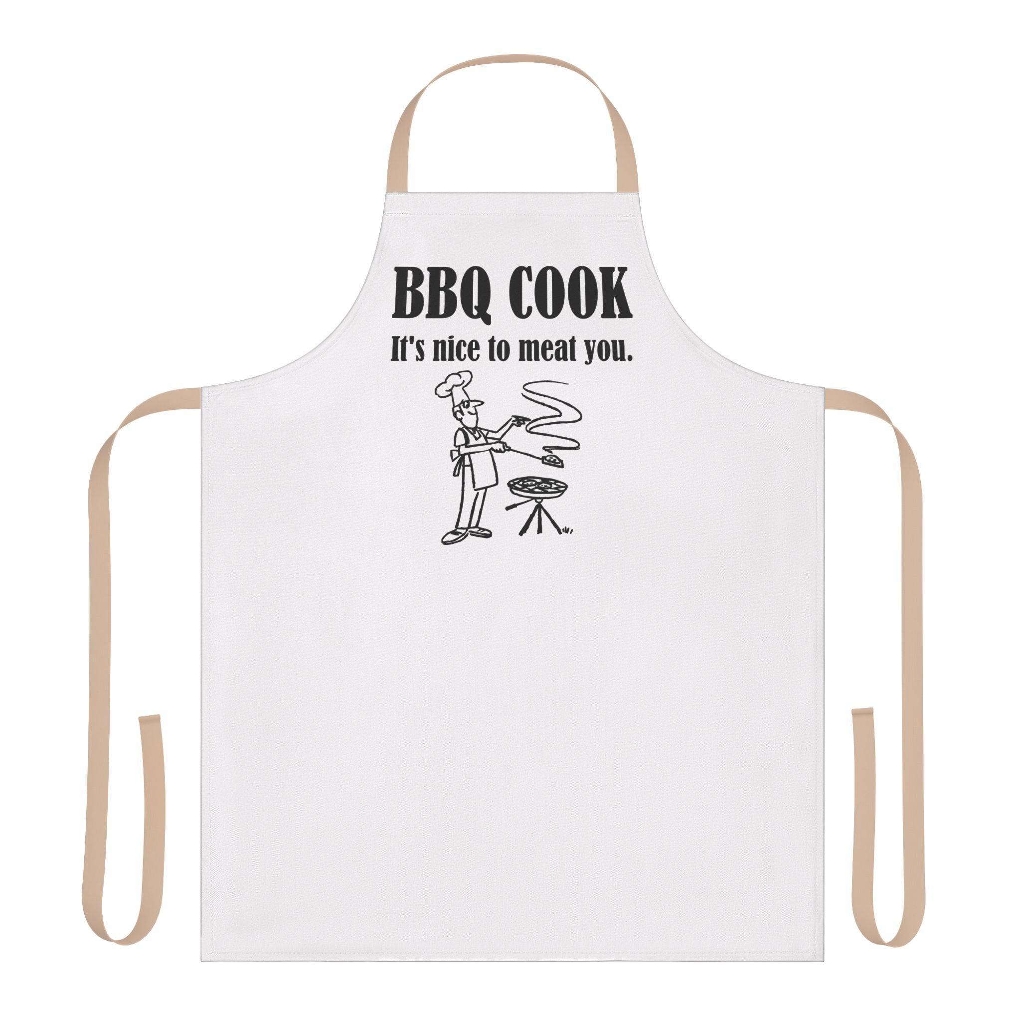 BBQ Cook It's nice to meat you - Cooking Apron - Witty Twisters Fashions