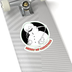 Merry MF Christmas - Kiss-Cut Stickers - Witty Twisters Fashions
