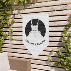 Unhappy Krampus - Pennant Banner - Witty Twisters Fashions