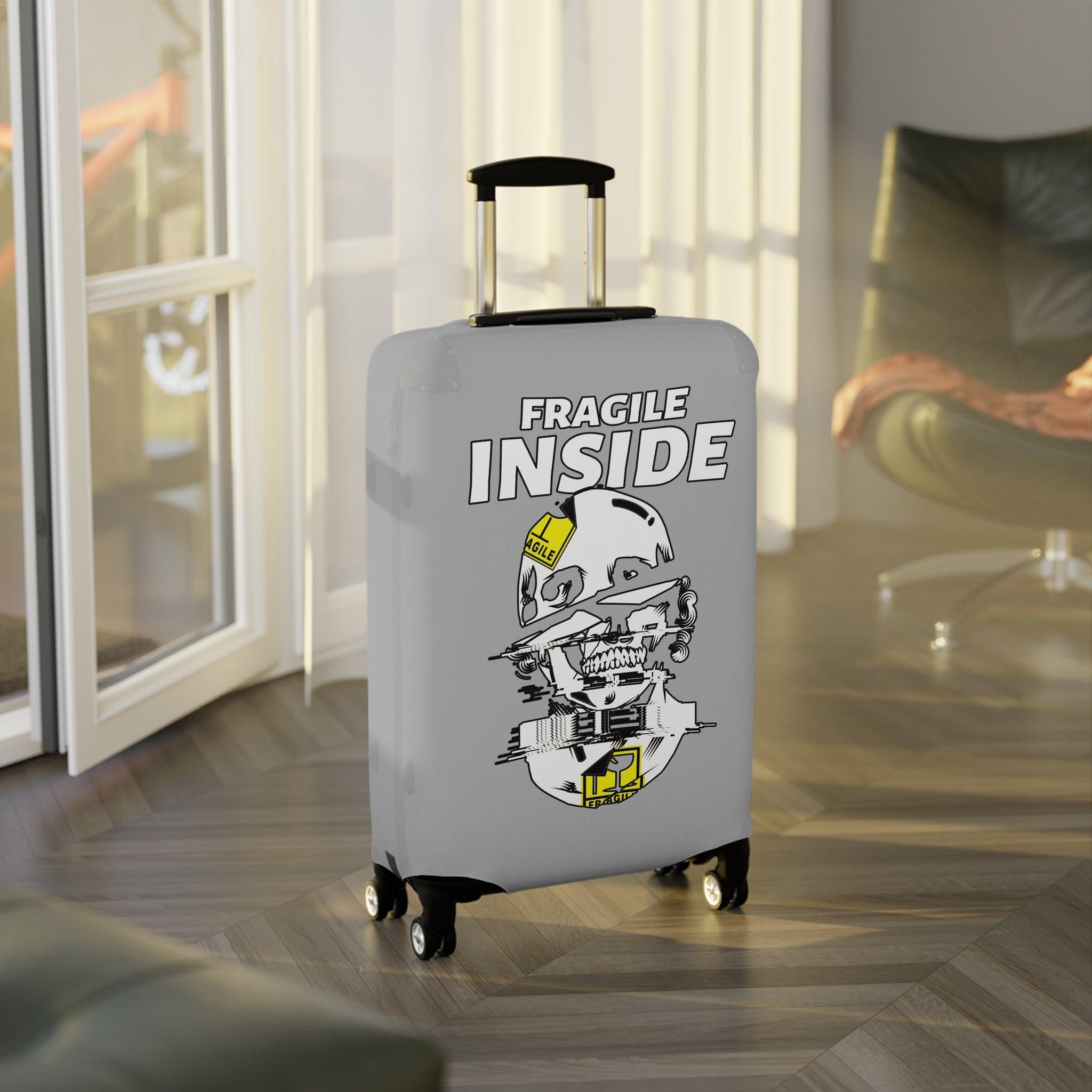 Fragile Inside - Luggage Cover - Witty Twisters Fashions