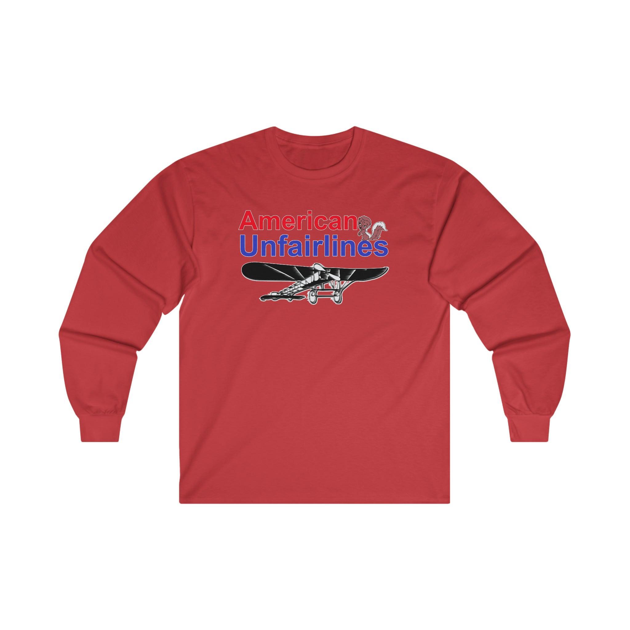 American Unfairlines - Long-Sleeve Tee - Witty Twisters Fashions