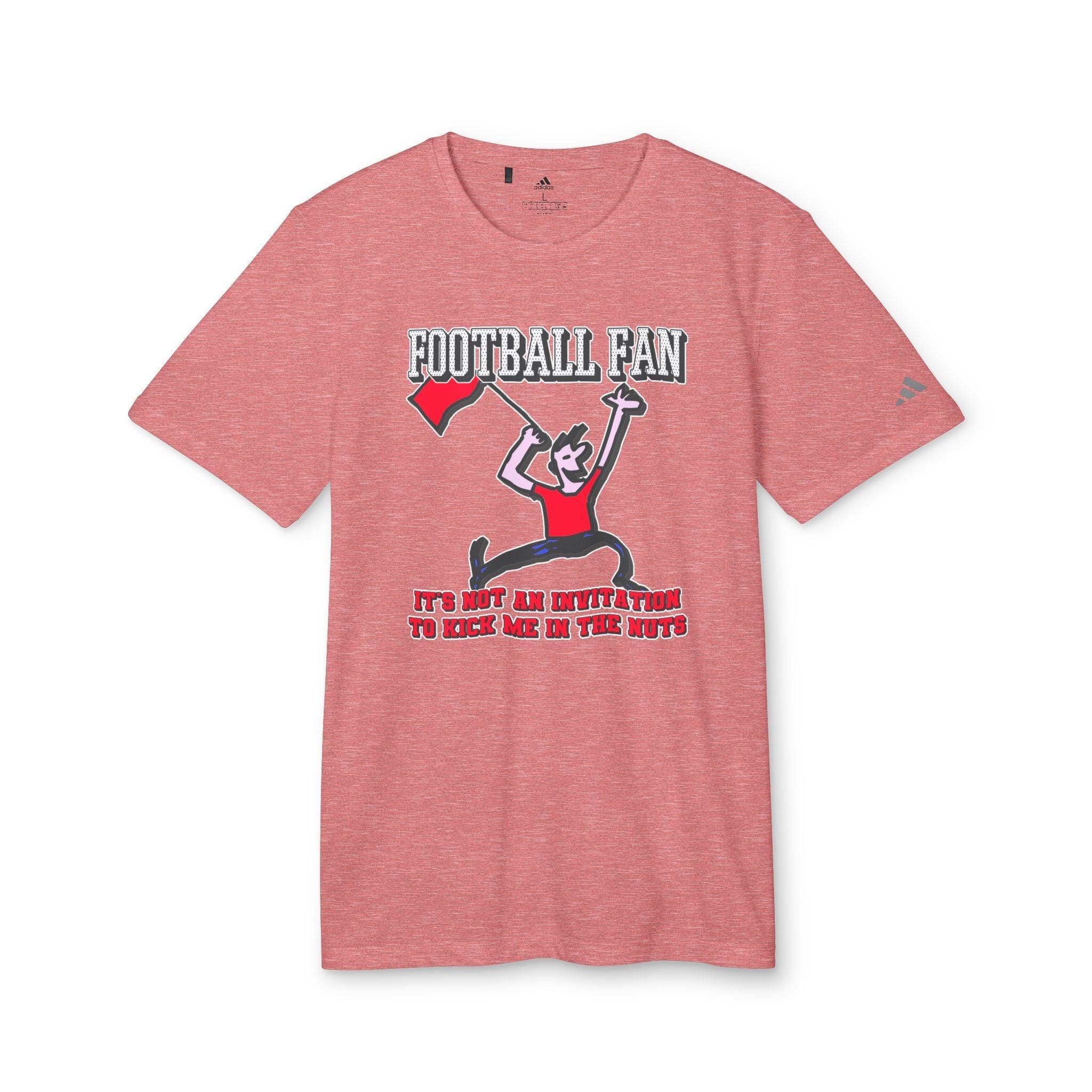 Football Fan - adidas® Unisex Sport T-shirt - Witty Twisters Fashions